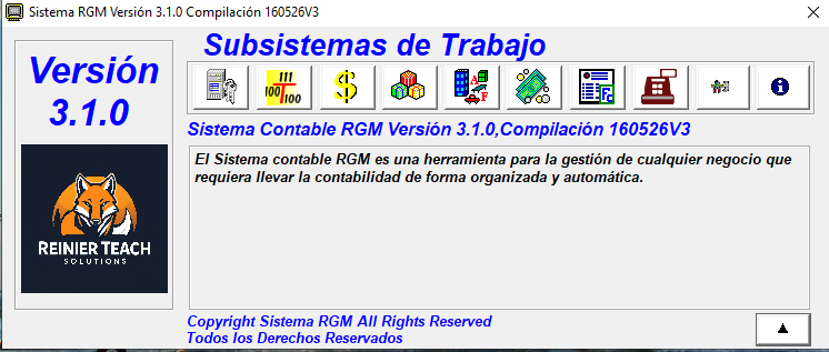 Sistema RGM - Panel Principal